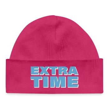 PROLONGATION - Bonnet bébé bio - hot pink - Devant