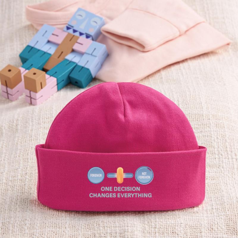 One decision changes everything Baby Organic Beanie