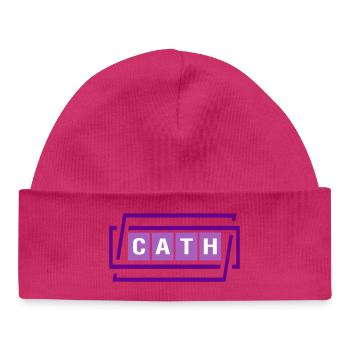 Cath - Baby Organic Mütze - hot Pink - Vorne