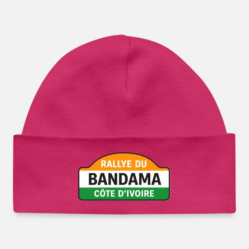 BANDAMA - Bonnet bébé bio - hot pink
