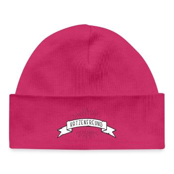 KATZENFREUND Banderole - Baby Organic Mütze - hot Pink - Vorne