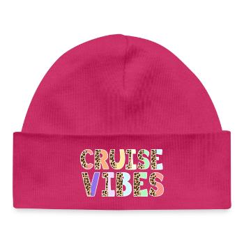 Cruise Ship Cruise - Baby Organic Beanie - hot pink - Front