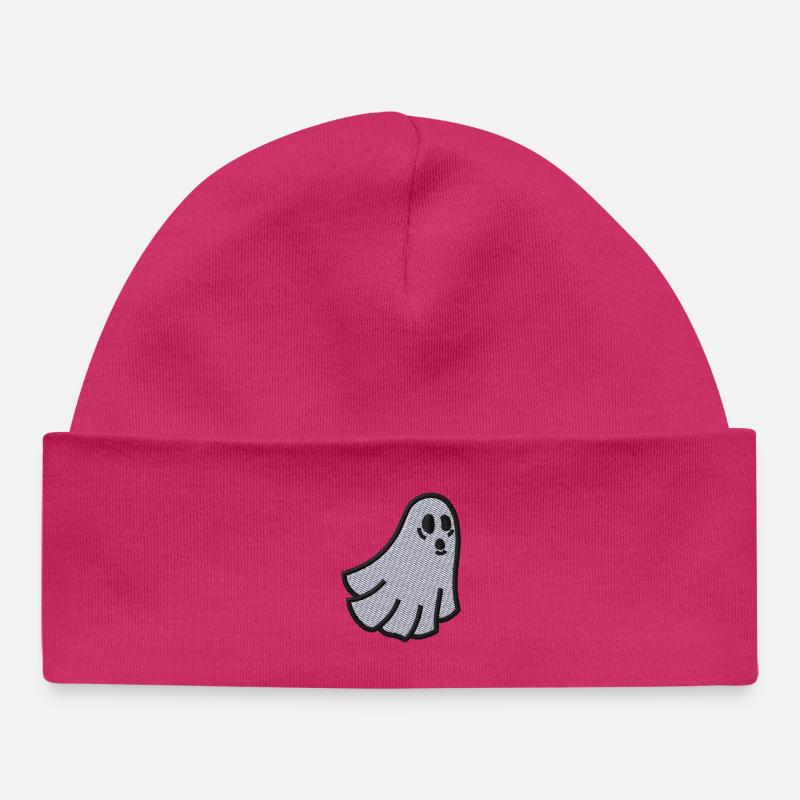 Fantôme - Bonnet bébé bio - hot pink