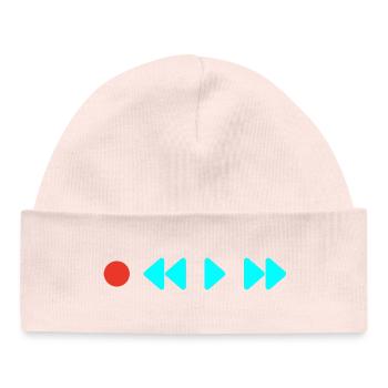 Cassette Children - Baby Organic Beanie - pale pink - Front