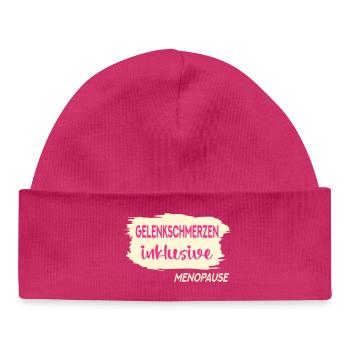 GELENKSCHMERZEN WECHSELJAHRE MENOPAUSE - Baby Organic Mütze - hot Pink - Vorne