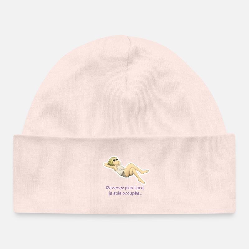 Check back later - Baby Organic Beanie - pale pink