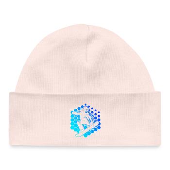 Style snowboard pour toutes les occasions - Bonnet bébé bio - rose pâle - Devant