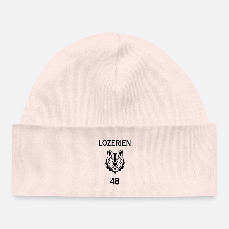 Lozérien - Bonnet bébé bio - rose pâle