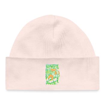 KNOWLEDGE IS POWER - Baby Organic Beanie - pale pink - Front