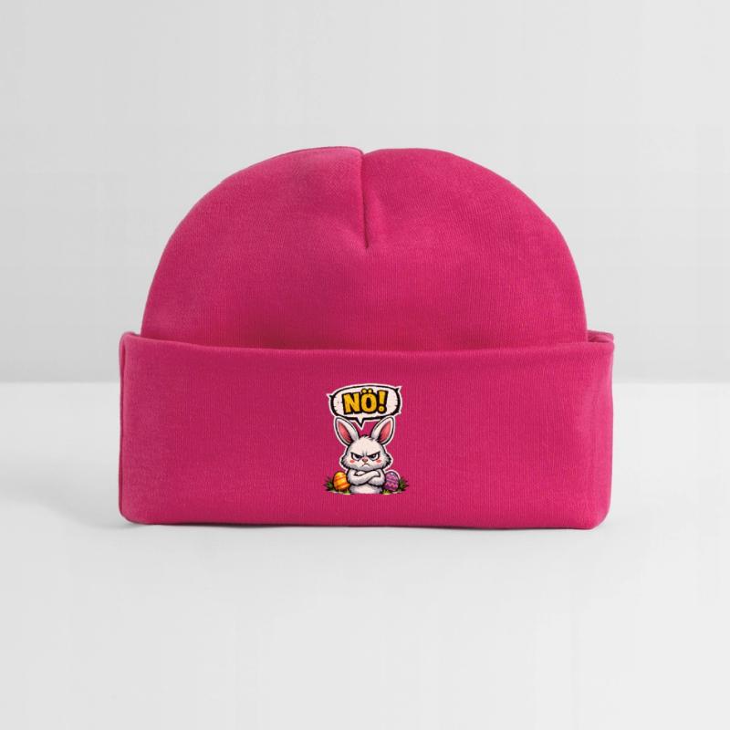 Lower Austrian Bunny Comic Easter Gift Baby Organic Beanie