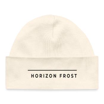 ATLANTEA HORIZON FROST - Baby Organic Beanie - soft Ecru - Front