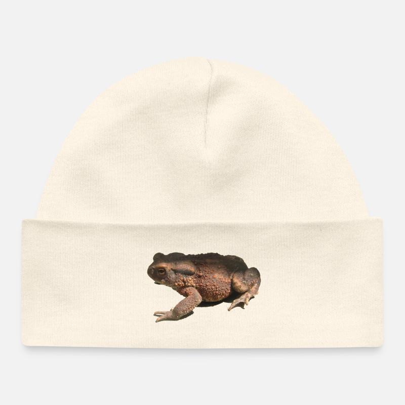 crapaud - Bonnet bébé bio - écru doux