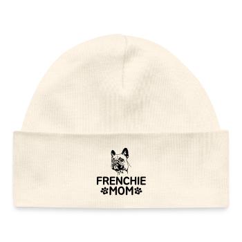 Frenchie Mom - Baby Organic Mütze - Natur - Vorne