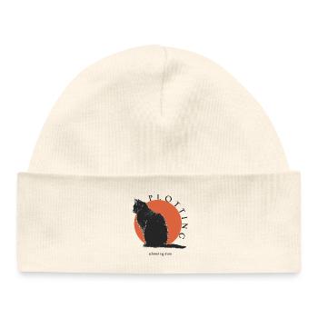 PLOTTING - Baby Organic Beanie - soft Ecru - Front