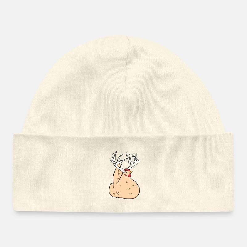 Orpingtons - Bonnet bébé bio - écru doux