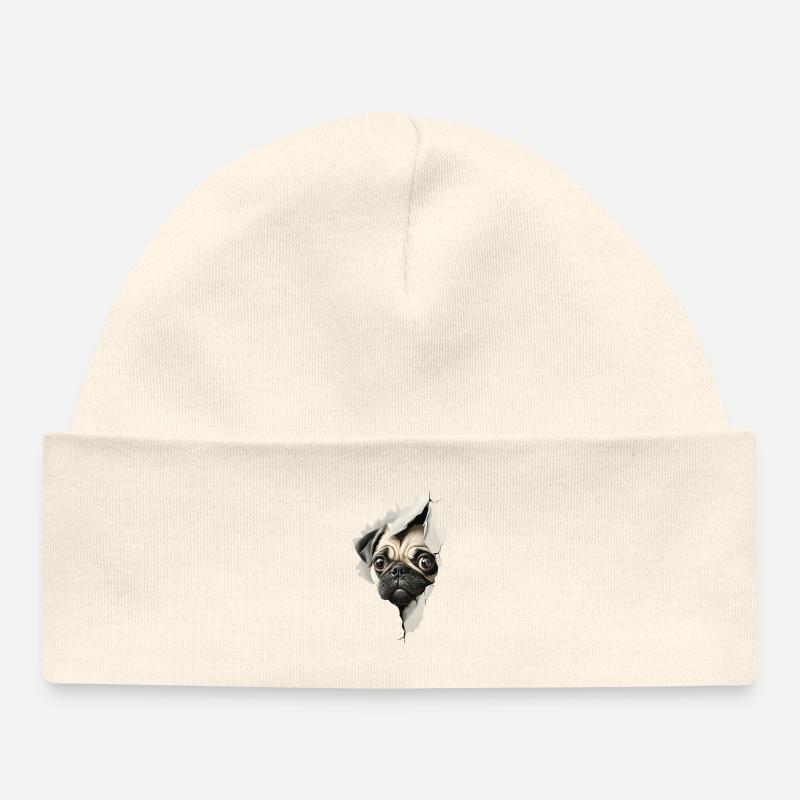 Carlin - Bonnet bébé bio - écru doux