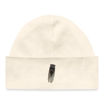 Cicada - Baby Organic Beanie - soft Ecru - Front