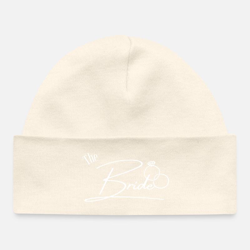 La Mariée - Bonnet bébé bio - écru doux