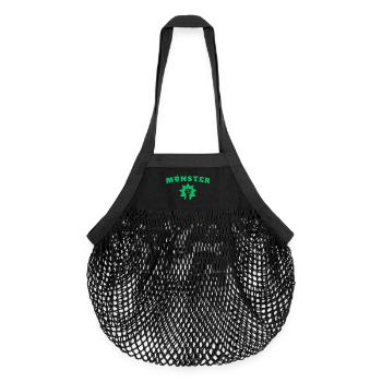 Minster - Organic Mesh Shopping Bag - black - Front