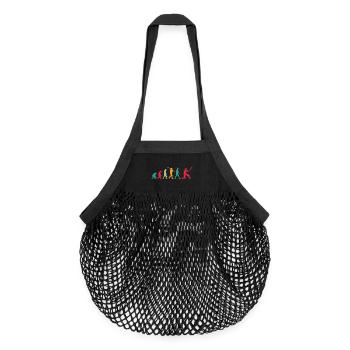 Cricket Evolution - Organic Mesh Shopping Bag - black - Front