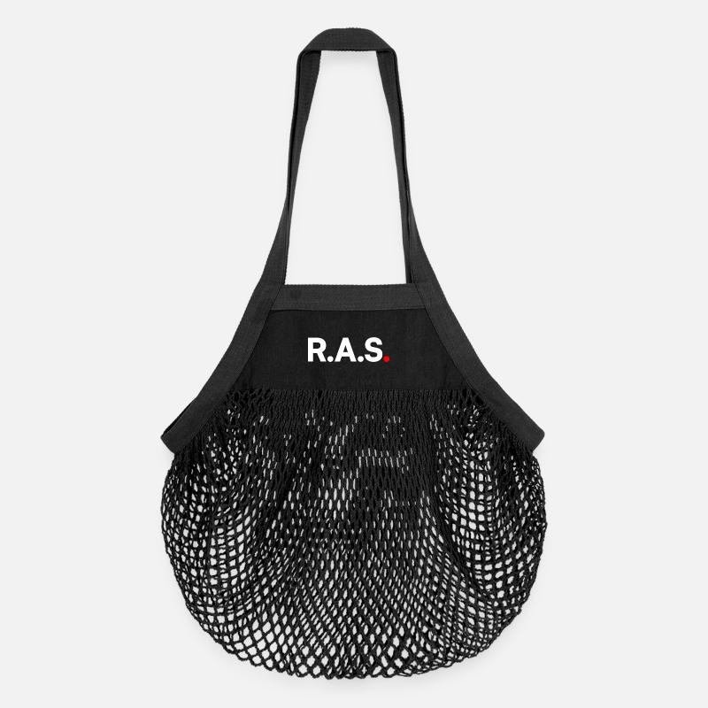 Nothing to report - Organic Mesh Shopping Bag - black