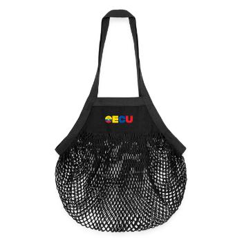 Ecuador - Organic Mesh Shopping Bag - black - Front
