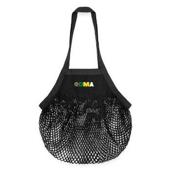 Dominique - Sac de courses en mesh bio - noir - Devant
