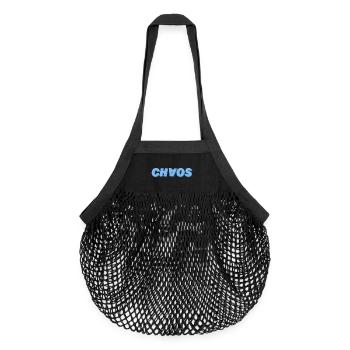 Chaos - Sac de courses en mesh bio - noir - Devant
