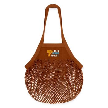Génie mécanique Ingénieur mécanique - Sac de courses en mesh bio - texas orange - Devant
