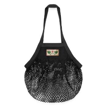 Mexiko Stier Schild - Organic Mesh-Einkaufstasche - Schwarz - Vorne
