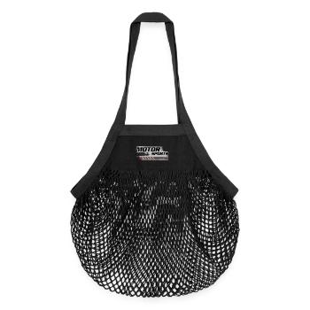 Motor Sports - Organic Mesh Shopping Bag - black - Front