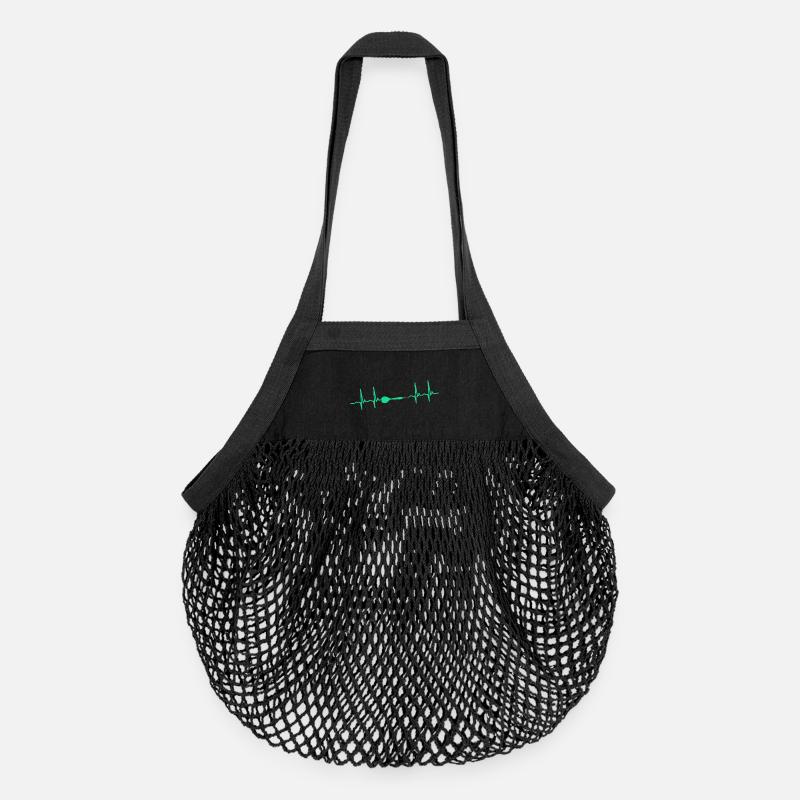 Darts Darts Darts - Organic Mesh Shopping Bag - black