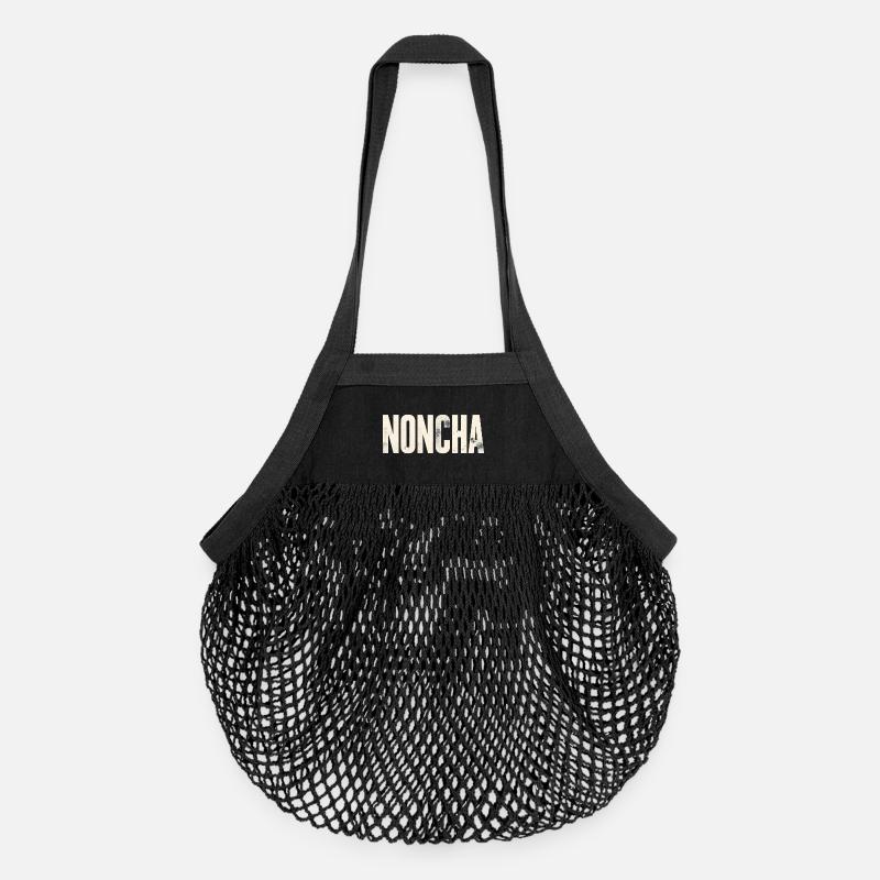 Noncha - Organic Mesh-Einkaufstasche - Schwarz
