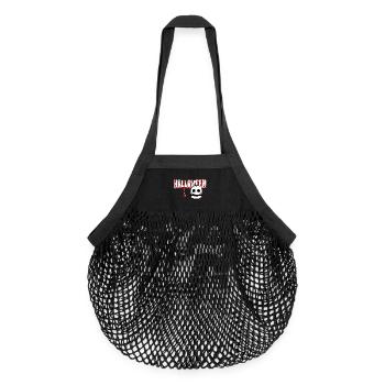 Halloween - Sac de courses en mesh bio - noir - Devant