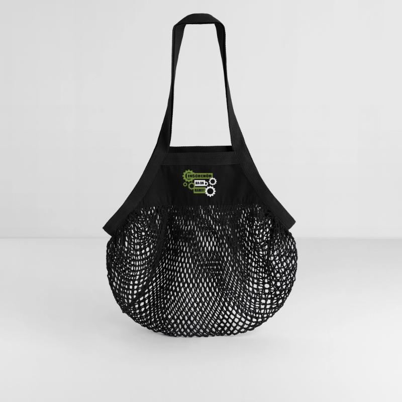 Inschenör ba da Oabeit, engineer at work Organic Mesh Shopping Bag
