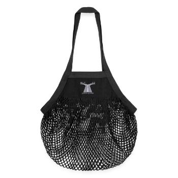 Empathy is a Path - Organic Mesh Shopping Bag - black - Front