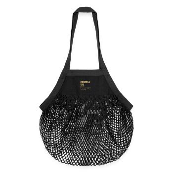 Ballon chasseur - Sac de courses en mesh bio - noir - Devant