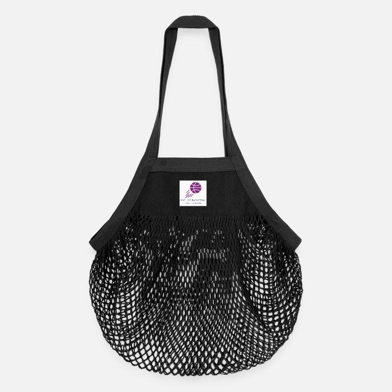 Basket-ball de niveau supérieur - Sac de courses en mesh bio - noir