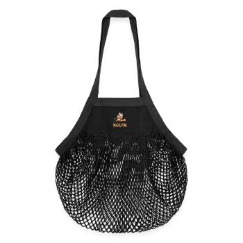 Nolan Owl - Sac de courses en mesh bio - noir - Devant