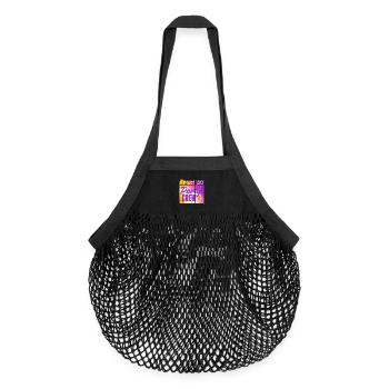 Apres ski - Sac de courses en mesh bio - noir - Devant