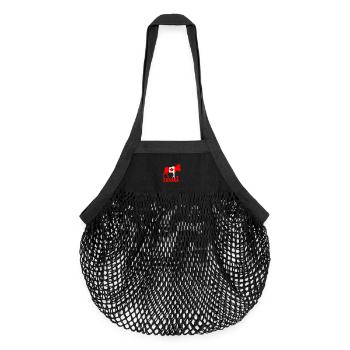Canada Elch - Sac de courses en mesh bio - noir - Devant