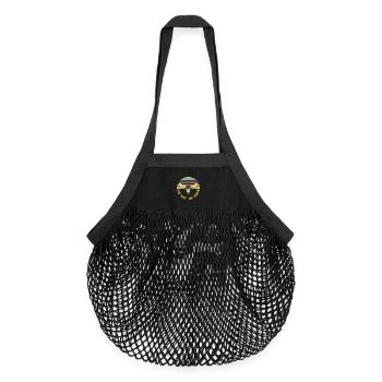 God Save The Queen Bumble Honey Bee - Sac de courses en mesh bio - noir - Devant