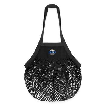EVOLUTION BASEBALL SPORT USA GESCHENK - Organic Mesh-Einkaufstasche - Schwarz - Vorne