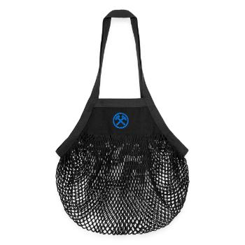 Extraction de marteaux et de maillets Cadeau de charbon Schalke - Sac de courses en mesh bio - noir - Devant