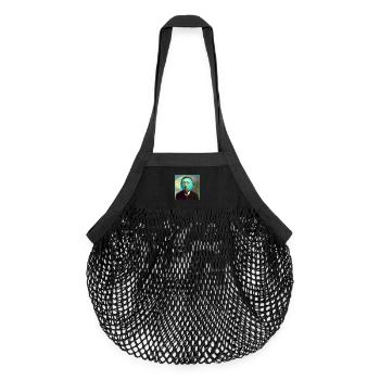 Surreal 02 - Organic Mesh-Einkaufstasche - Schwarz - Vorne
