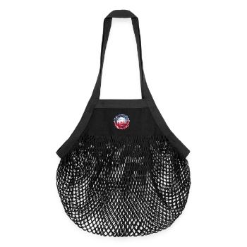 Made in Polska Poland Polish Red White Gift - Organic Mesh Shopping Bag - black - Front