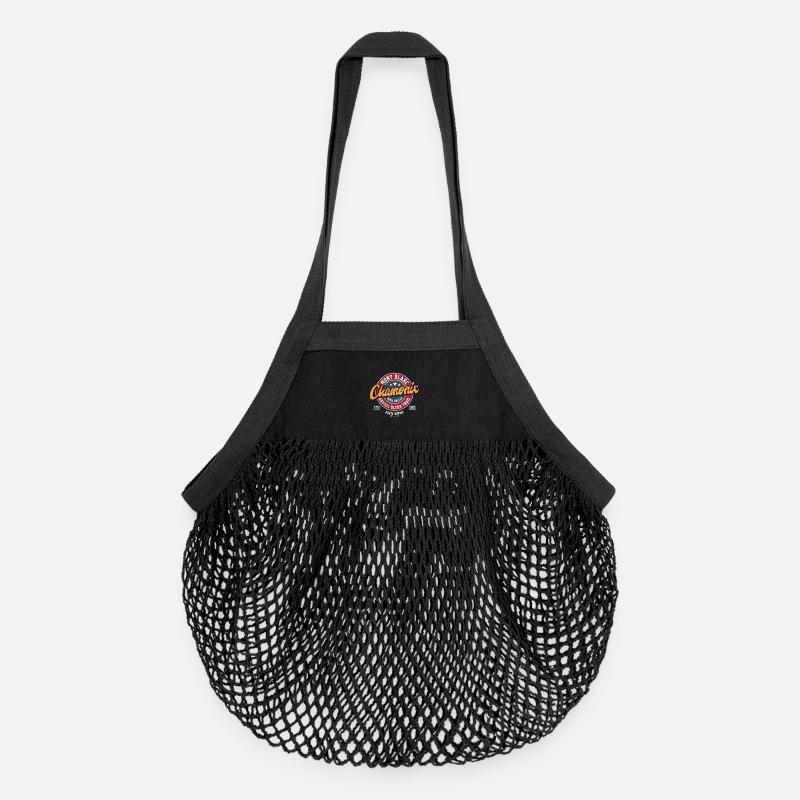 Mont Blanc Ultra Trail Chamonix Trail Patch - Organic Mesh Shopping Bag - black