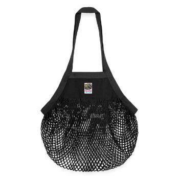 Tractor Pulling Power - Organic Mesh Shopping Bag - black - Front