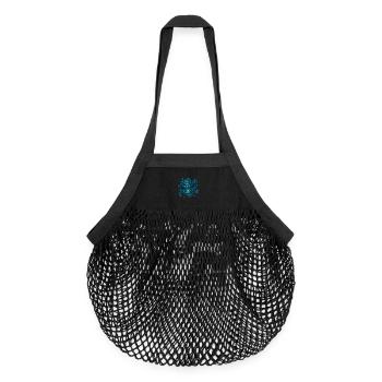 Cyber Sphere Matrix - Organic Mesh-Einkaufstasche - Schwarz - Vorne