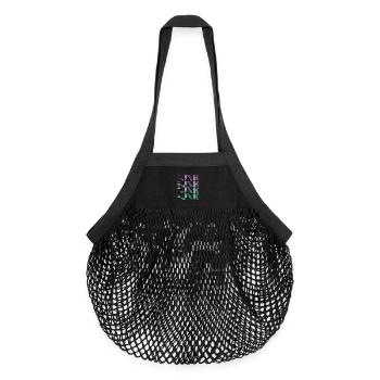 Funk Vintage - Sac de courses en mesh bio - noir - Devant